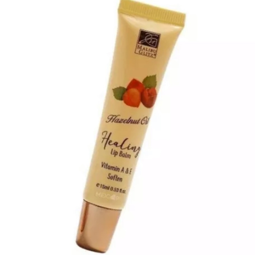 Malibu Glitz Healing Tinted Lip gloss Hazelnut Oil